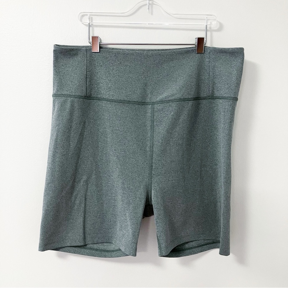 Girlfriend Collective | Gray Biker Shorts XXL Athletic Gym Running Workout